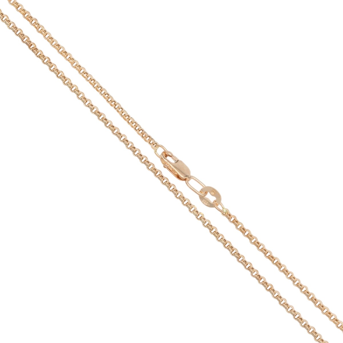 15d8bac7ac849c957f96d55646b64e34jpg - Mezola OÜ Two gold-tone chain necklaces laid diagonally with a lobster-claw clasp visible, conveying jewelry.