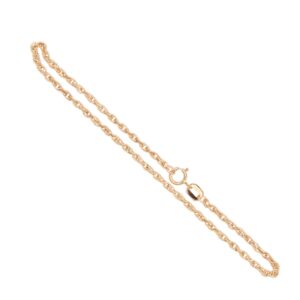 Gold-toned double chain necklace with a lobster-claw clasp.