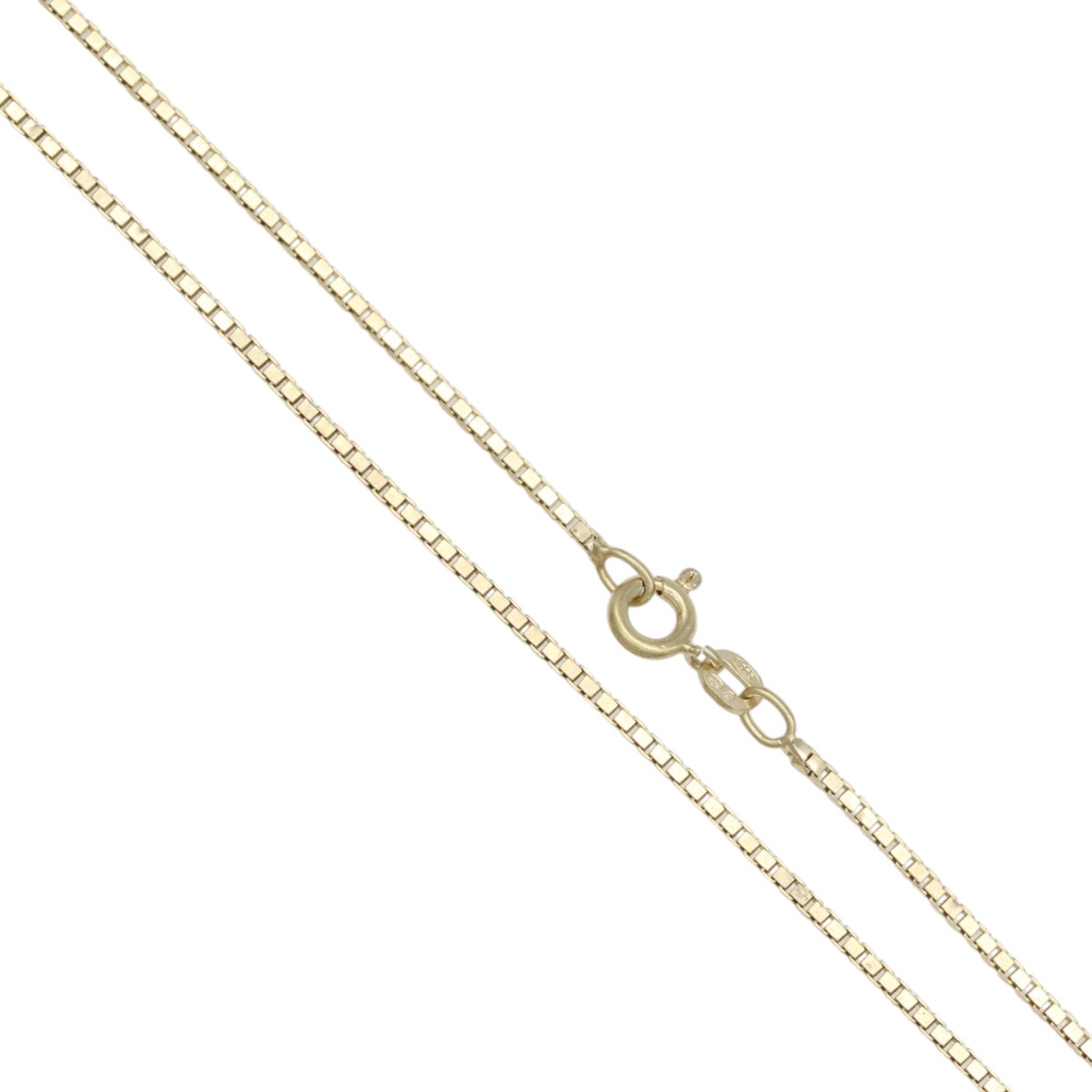0ea35882121fa8f2440fe179aa5586d4jpg - Mezola OÜ Two gold-tone square-link chains running diagonally with a spring-ring clasp at the end