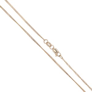 Delicate rose-gold chain necklace with a lobster clasp.