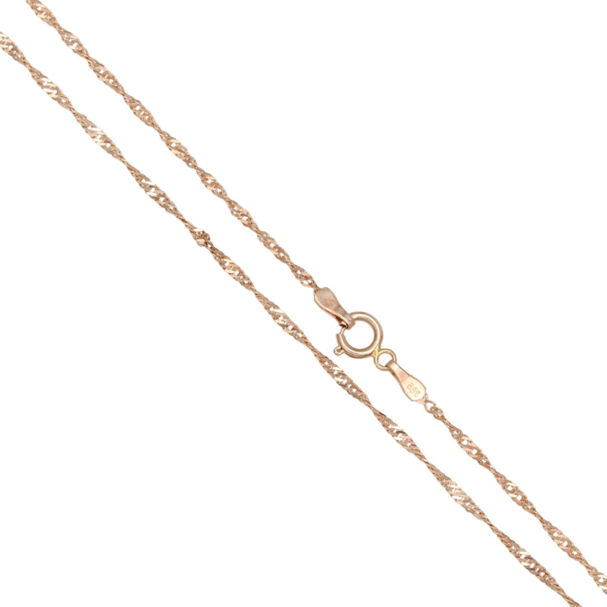 79e89c13c40df58d6cb41c51afc96f5ajpg - Mezola OÜ Rose gold twisted chain necklace with a lobster clasp