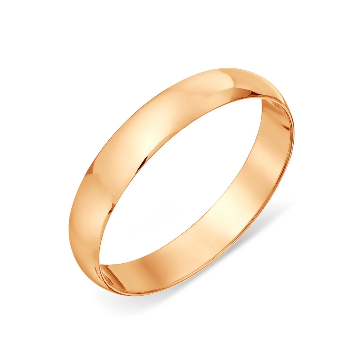 28c5251abf0e71f5091345224a54232djpg - Mezola OÜ Rose gold polished wedding band photographed on a white background.
