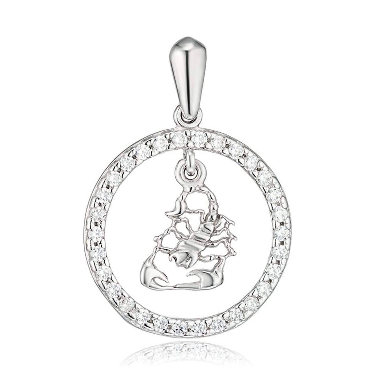 ba22dbbdc0cfbc18d6fda665a5c63dc5jpg - Mezola OÜ Silver circular pendant with a diamond-studded bezel and a tree-shaped charm inside.